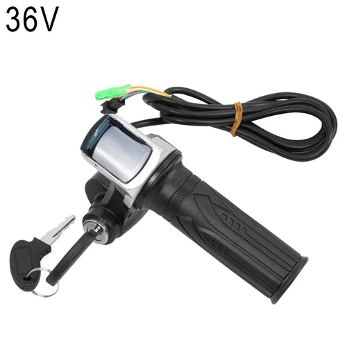 Throttle Grip E-bike Handlebar with Lock Ebike 36V 48V 60V Electric