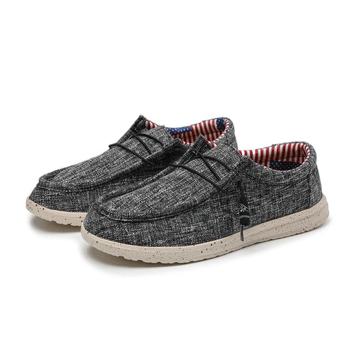 Plus Size Men's Solid Color Breathable Slip On Classic Loafer Shoes