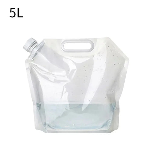 5/10L Portable Water Bag Folding Bucket Water Container Jug Bottle