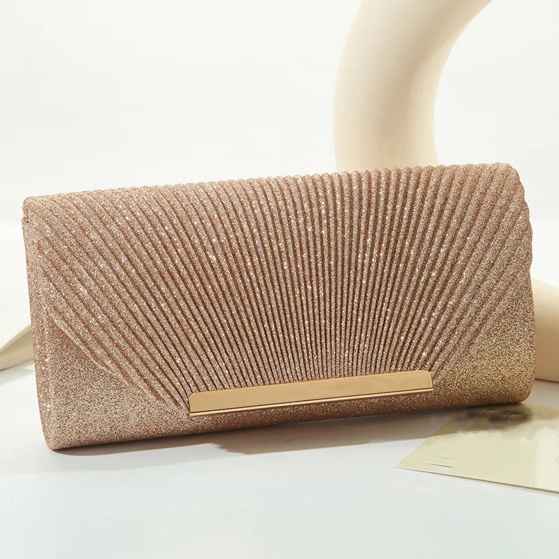 Fashion Elegant Clutch Bag New 2023 Hot Selling Chain Dinner Bag Bride