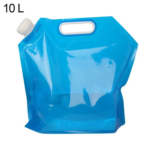 5/10L Portable Water Bag Folding Bucket Water Container Jug Bottle