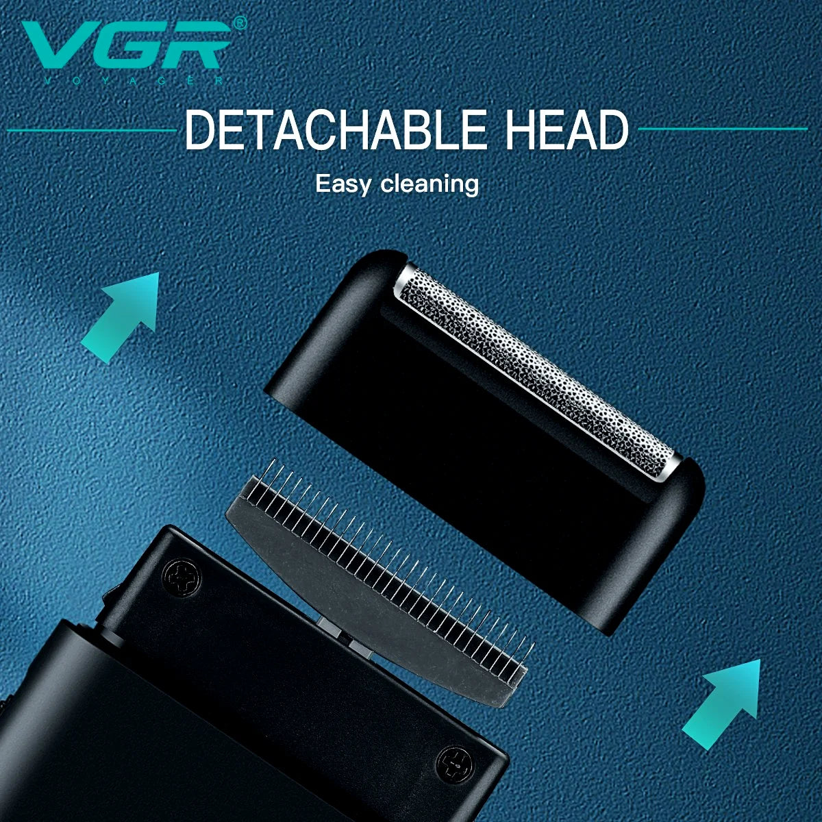 VGR Electric Shaver Professional Beard Trimmer Razor Portable Mini