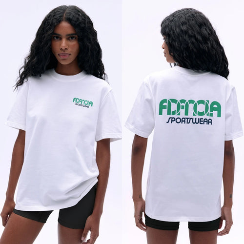 Summer Casual Sports Women's Men's T-shirt Trendy Brand Adanola Letter