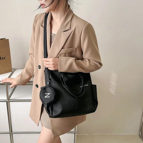 Waterproofed Women's Handbag Shoulder Crossbody Bags Oxford Tote Bag