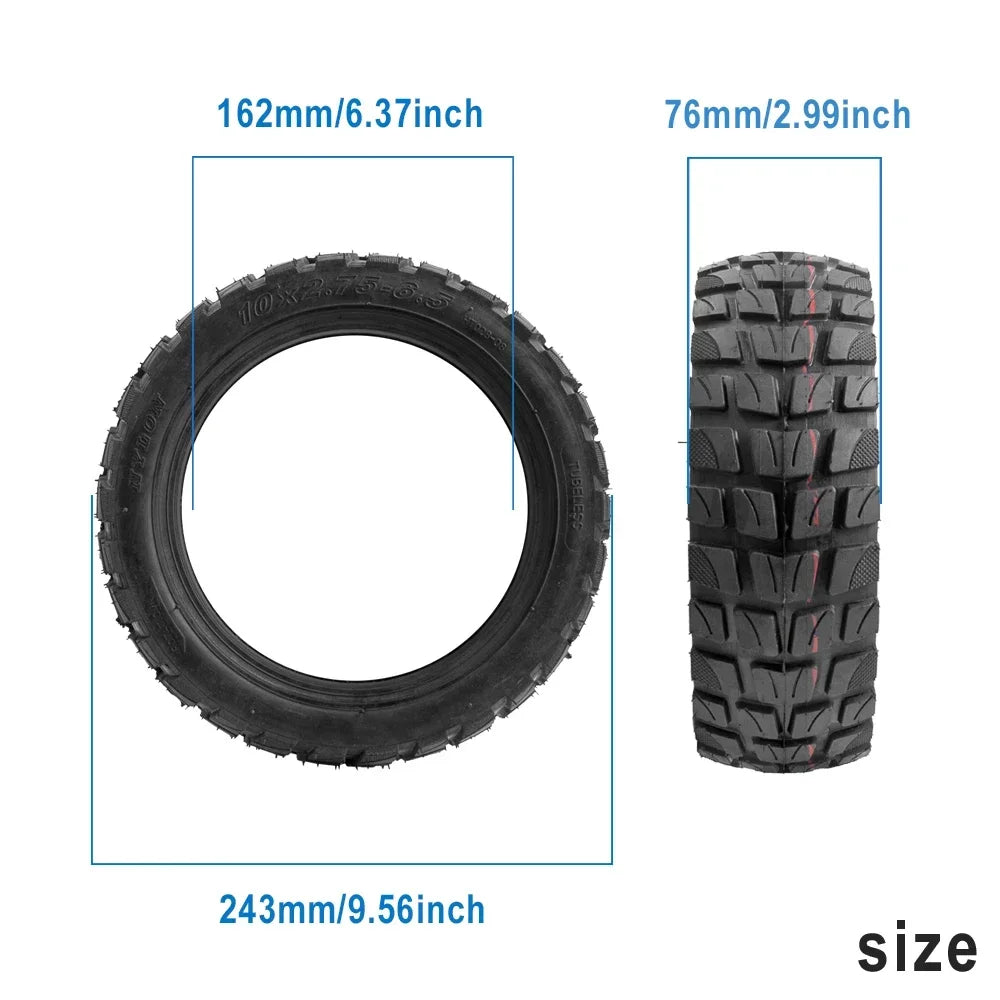 10x2.75-6.5 outer Tire For Speedway 5 Dualtron 3 Electric Scooter 10
