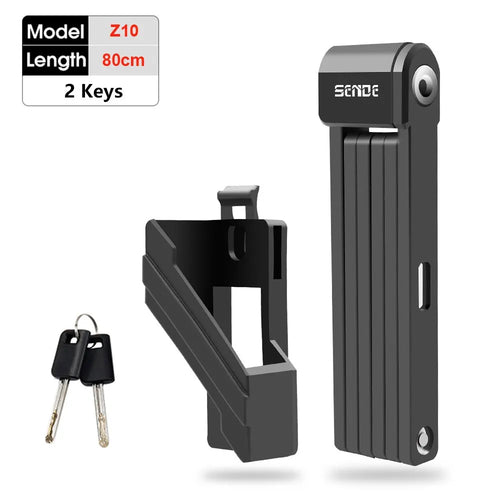 Bike Foldable Lock Anti-theft Electric E-Bike Chain Cable Padlock