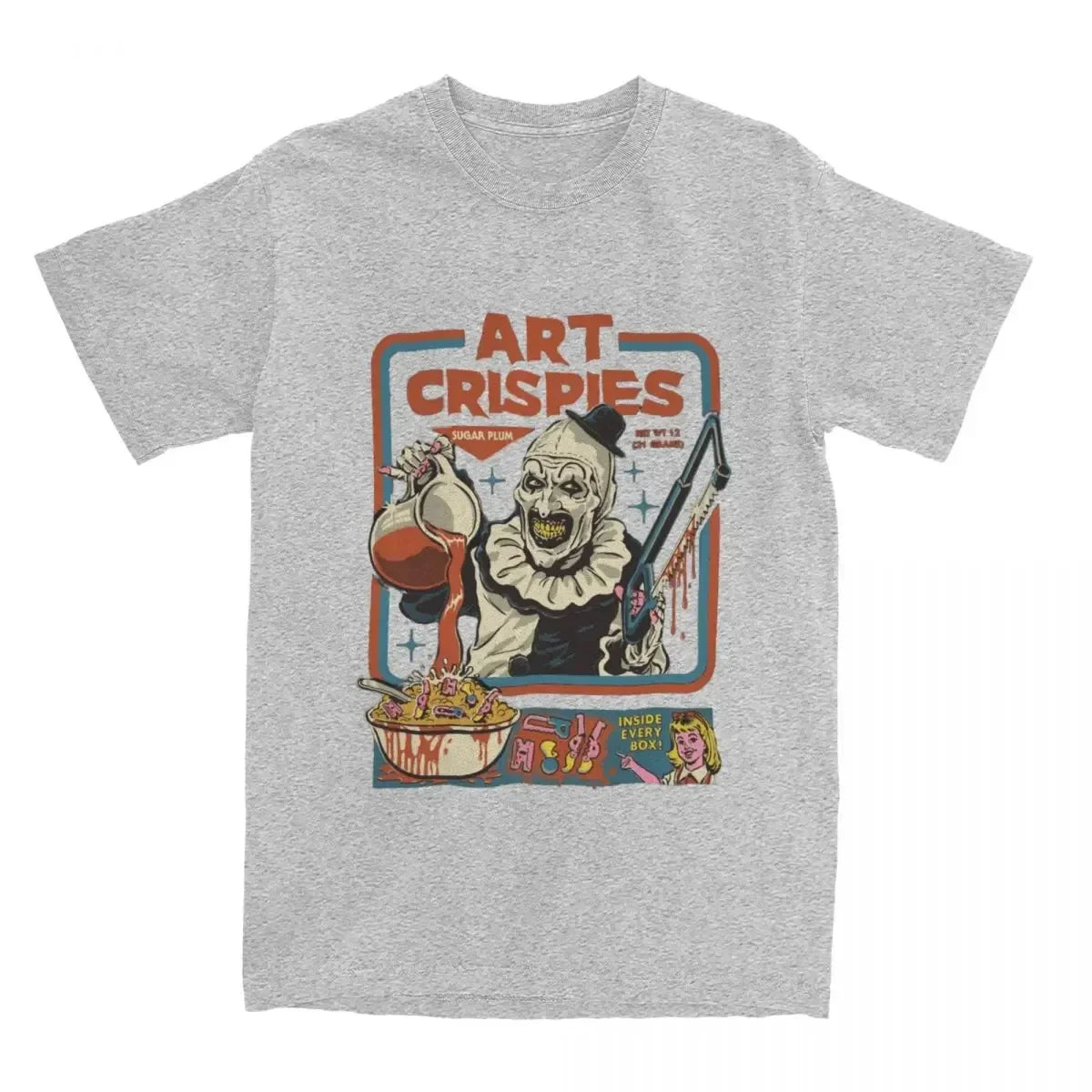 Art Crispies Terrifier Clown Shirt Apparel Men Women's Pure Fashion