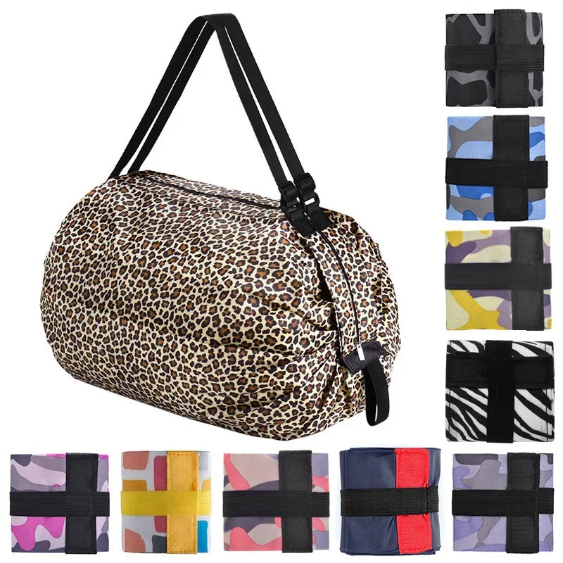 Women Shopper Bag Japanese Large Folding Tote Bag Travel Organizer Eco