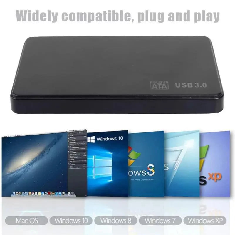 USB 3.0/2.0 To 2.5 Inch Hard Drive Case SATA HDD SSD Enclosure