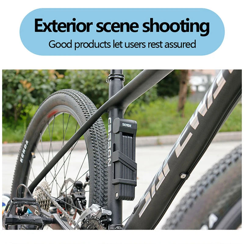 Bicycle Folding Chain Lock Bike Foldable Lock Anti-theft E-Bike Chain