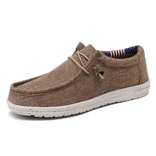 Men Casual Shoes Slip on Canvas Loafers Comfortable Walking Flats for