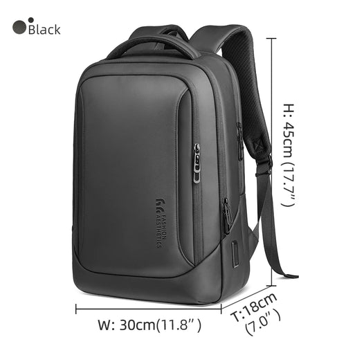 HK Men's Designer Laptop Bag Waterproof School Bags for College Boys