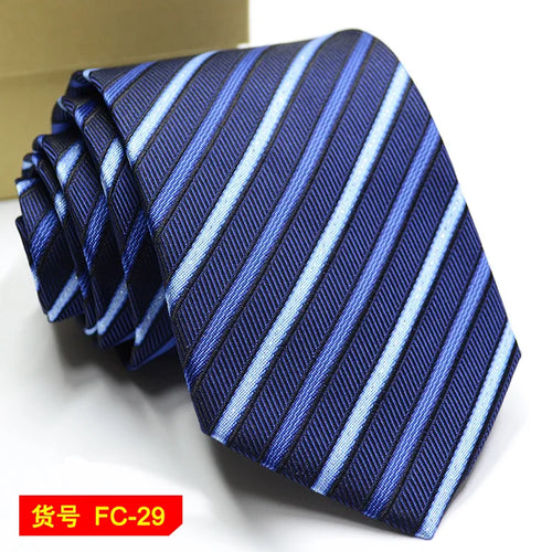 67 Styles Men's Ties Solid Color Stripe Flower Floral 7-8cm Jacquard