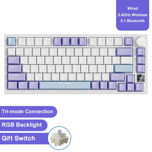 Ajazz AK820/AK820Pro Gaming Mechanical Keyboard Bluetooth