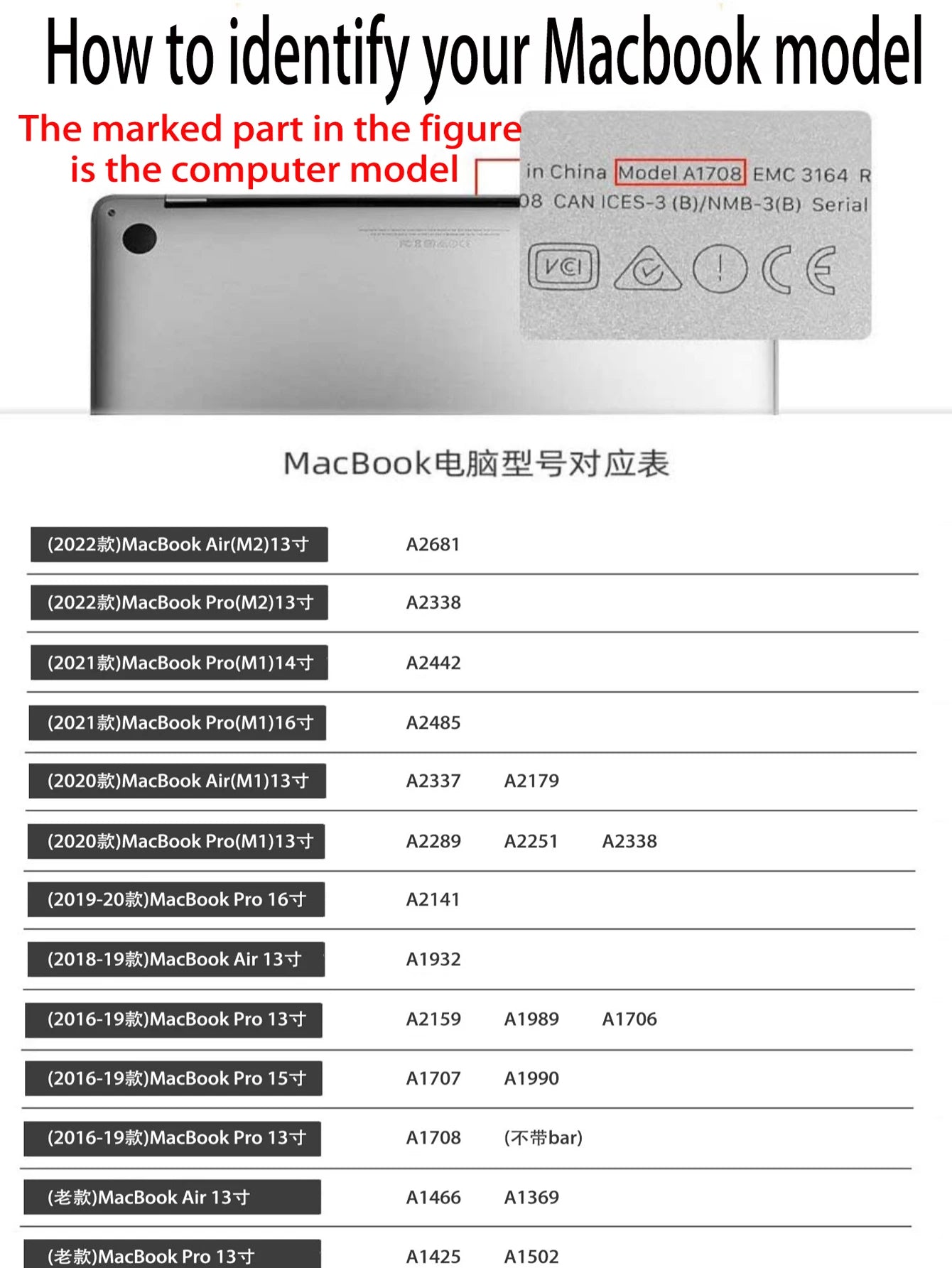 Laptop Case For Apple Macbook 13 13.6 Inch For M1 Chip Pro 13 A2338