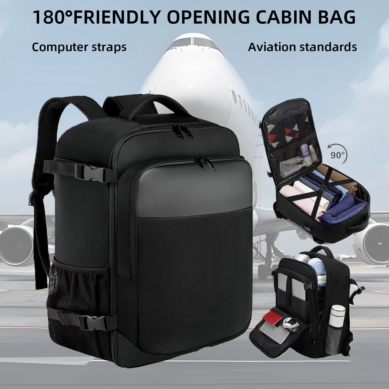 ryanair 40x20x25 and 45x36x20 Travel backpack,Laptop