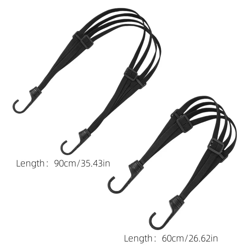 High-Elasticity Motorcycle Helmet Tie-Down Strap | Adjustable Luggage