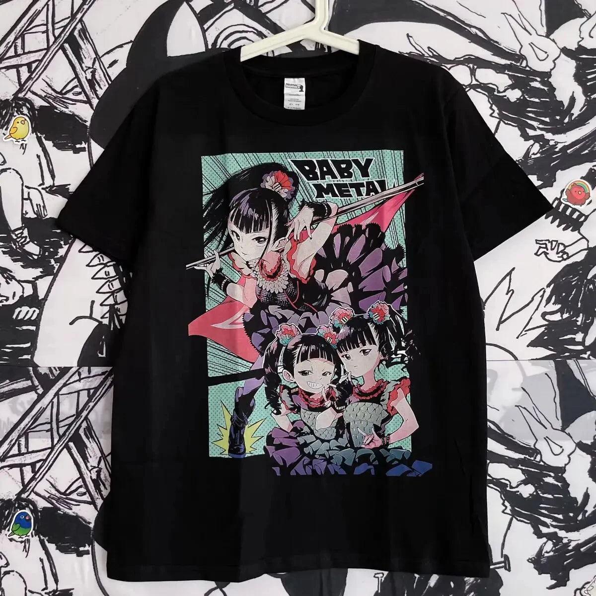 Babymetal Japan Band T Shirt Men Women's Hip-hop Rock Band Casual