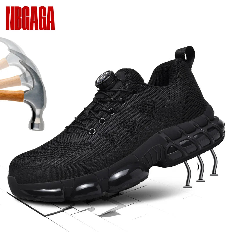 Men's Safety Work Boots Steel Toe Composite Toe Lightweight Slip