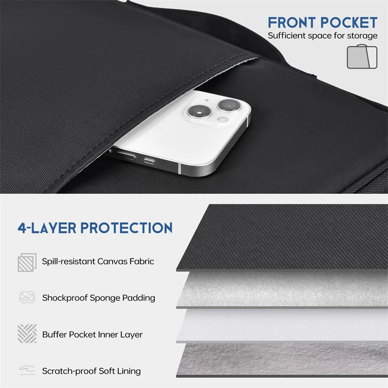 Waterproof Shockproof Handle Bag Laptop Sleeve Case for Macbook Air 11