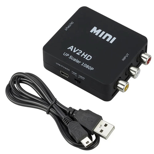AV TO HDMI-compatible Adapter Converter 1080P Video Composite