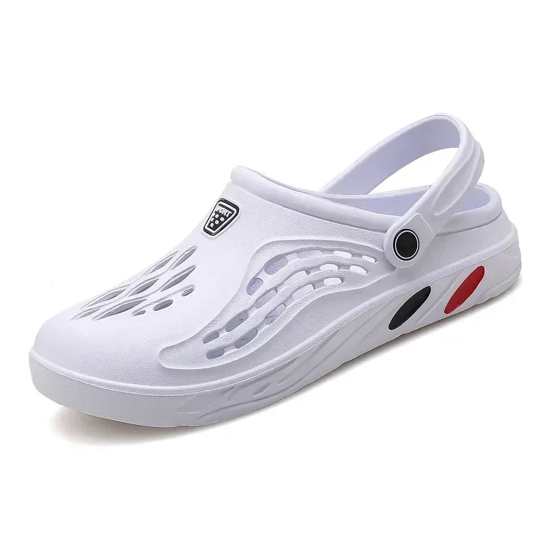 Summer Men Sandals Light EVA Mens Casual Shoes Hole Shoes Clogs Lovers