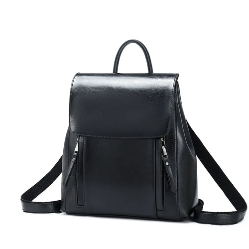 Women Backpack Cross body Shoulder Bag Genuine Leather Girls School