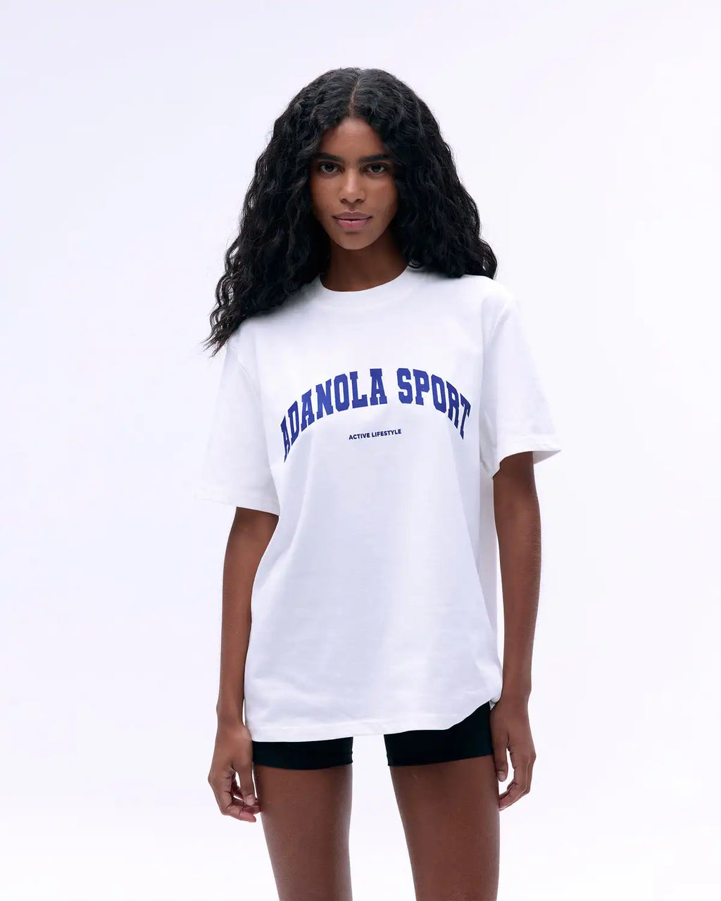 Summer Casual Sports Women's Men's T-shirt Trendy Brand Adanola Letter