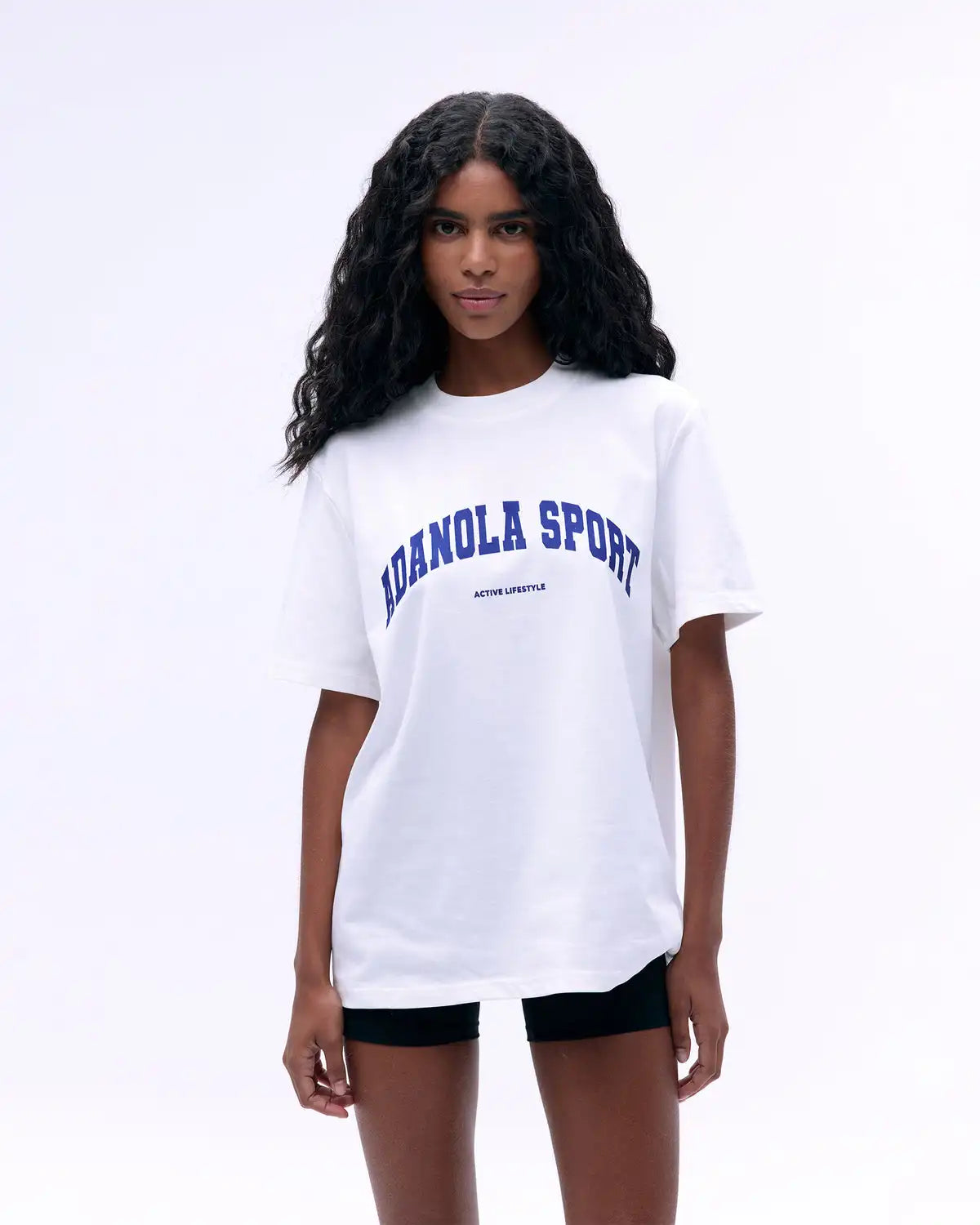 Summer Casual Sports Women's Men's T-shirt Trendy Brand Adanola Letter