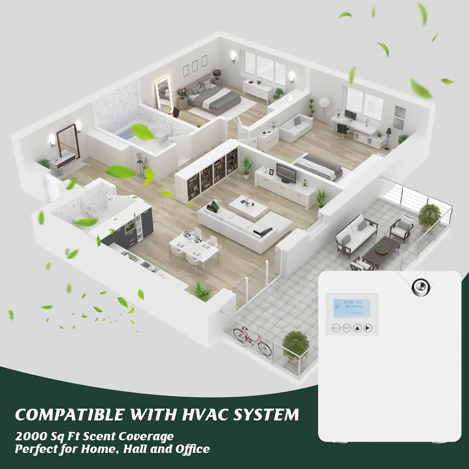 Aromatherapy Diffusers 300ml WIFI Control Essential Oil Diffuser Timer