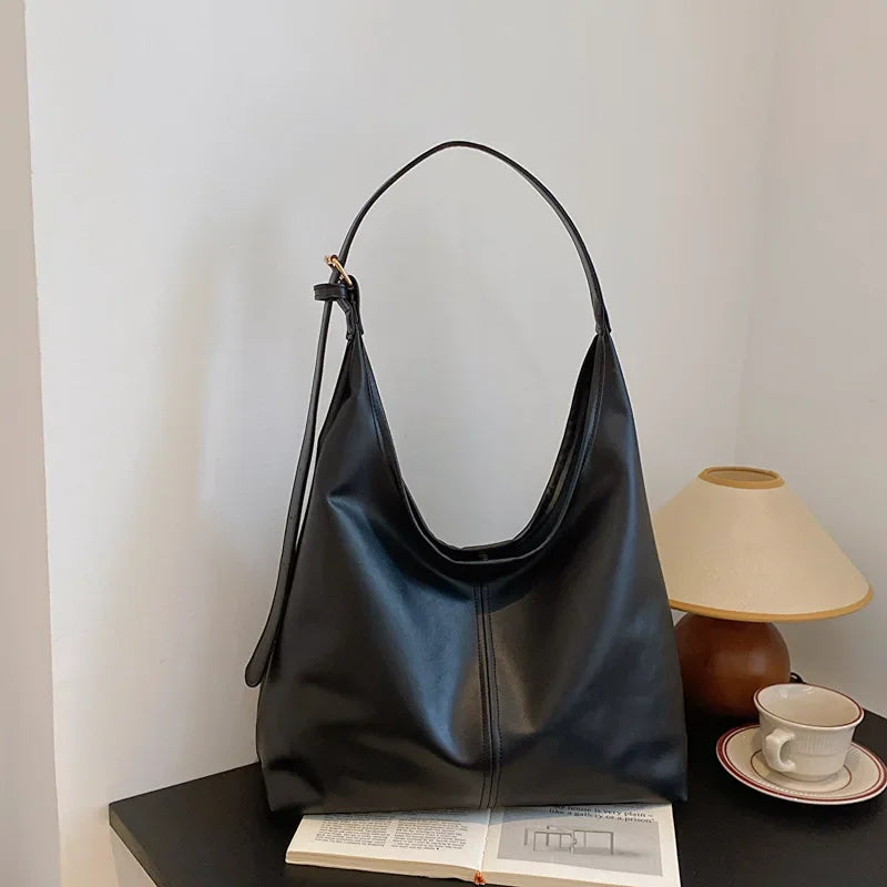 New Tote bag hand bill of lading shoulder women's bag retro simple