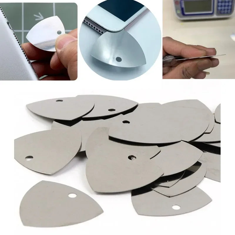 10/20/50PCS Metal Phone Opening Tools Metal Guitar Picks Pry Opener