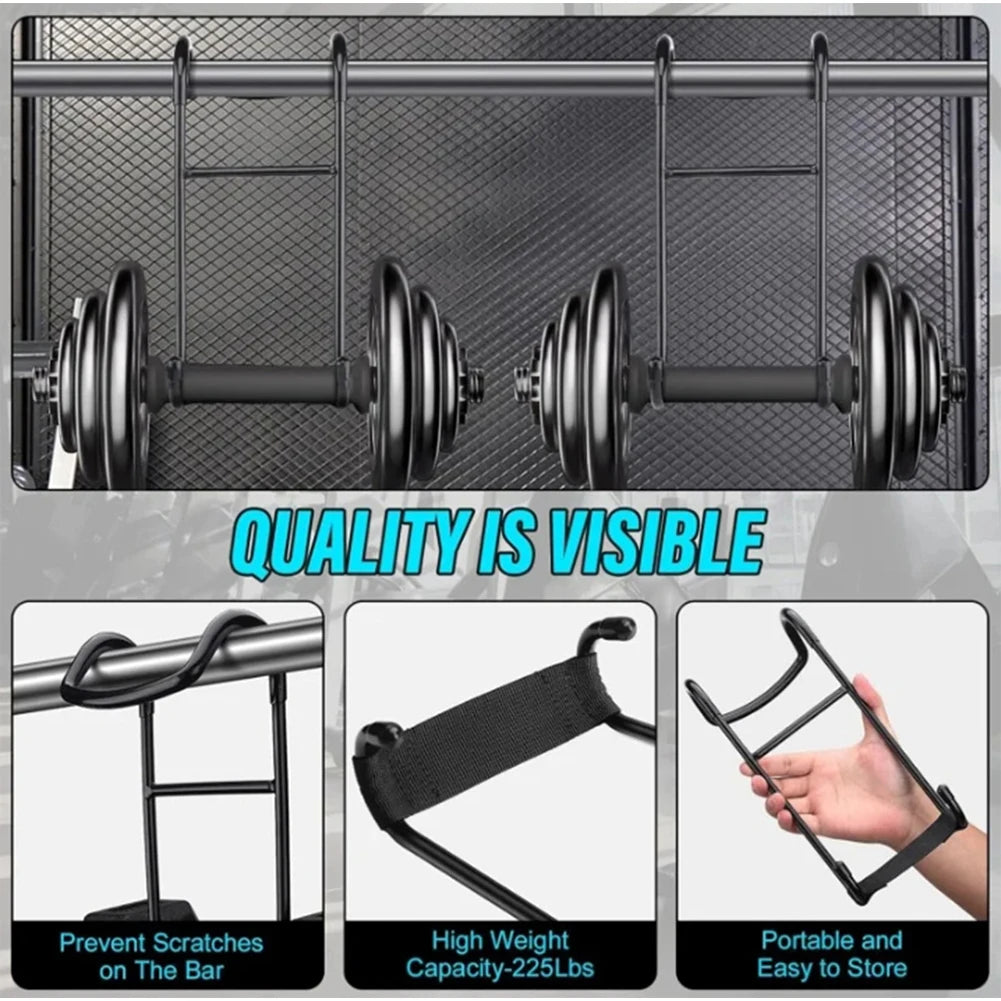 Dumbbell Spotter Hooks Hold Up 225LB Heavy Duty Dumbbell Hooks Heavy