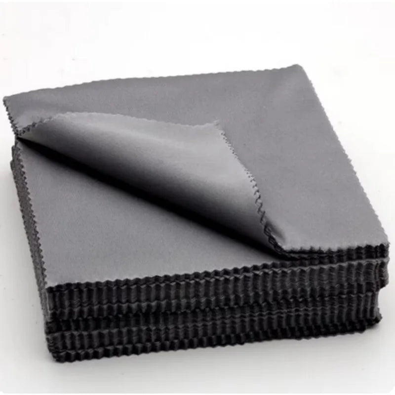 20pcs/lot Black Microfiber Cycling Sunglasses Eyeglasses Cleaning