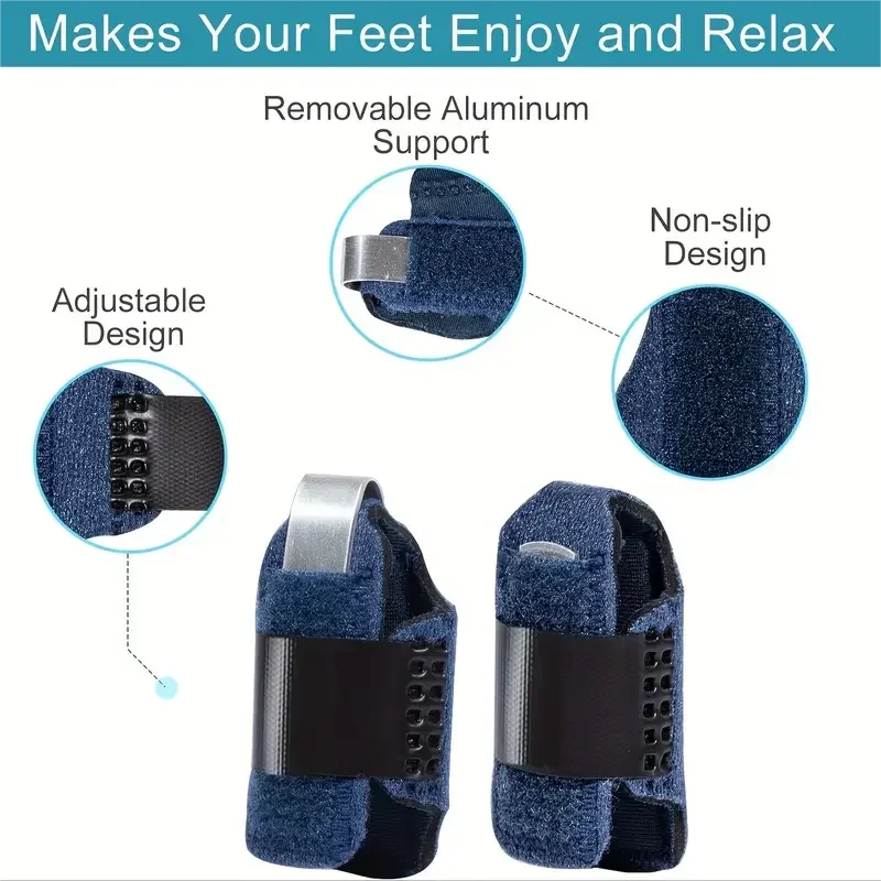 1pcs Toe Splint Toe Straightener For Hammer Toe Brace Hammertoe Splint