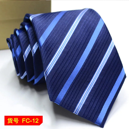 67 Styles Men's Ties Solid Color Stripe Flower Floral 7-8cm Jacquard