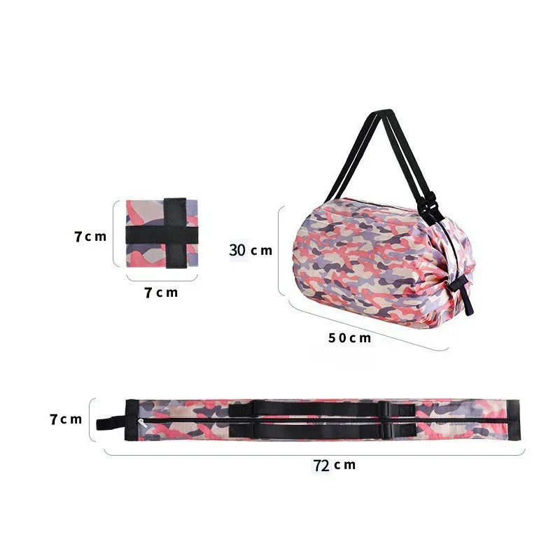 Women Shopper Bag Japanese Large Folding Tote Bag Travel Organizer Eco