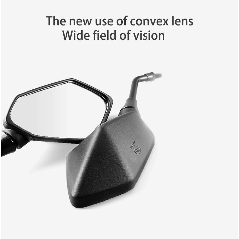 2Pcs/Pair Motorcycle Rearview Mirror Scooter E-Bike Rear View Mirrors