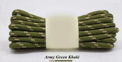 1Pair Round Shoelaces Durable Polyester Shoelace Outdoor Boots