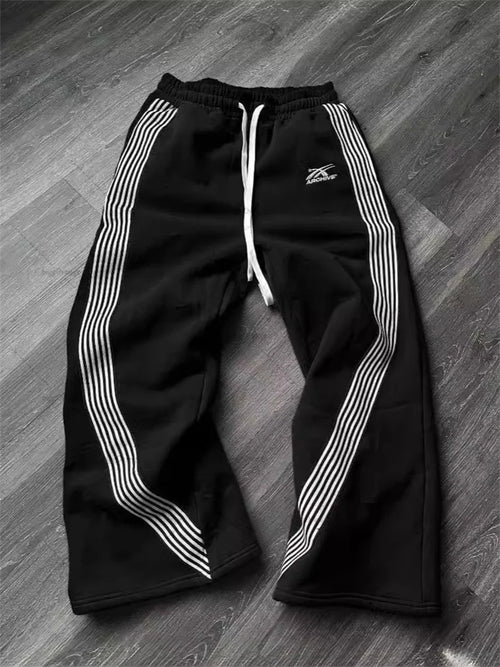 Y2k Gray Casual Pants Vintage Functional Tactical Men's Women's