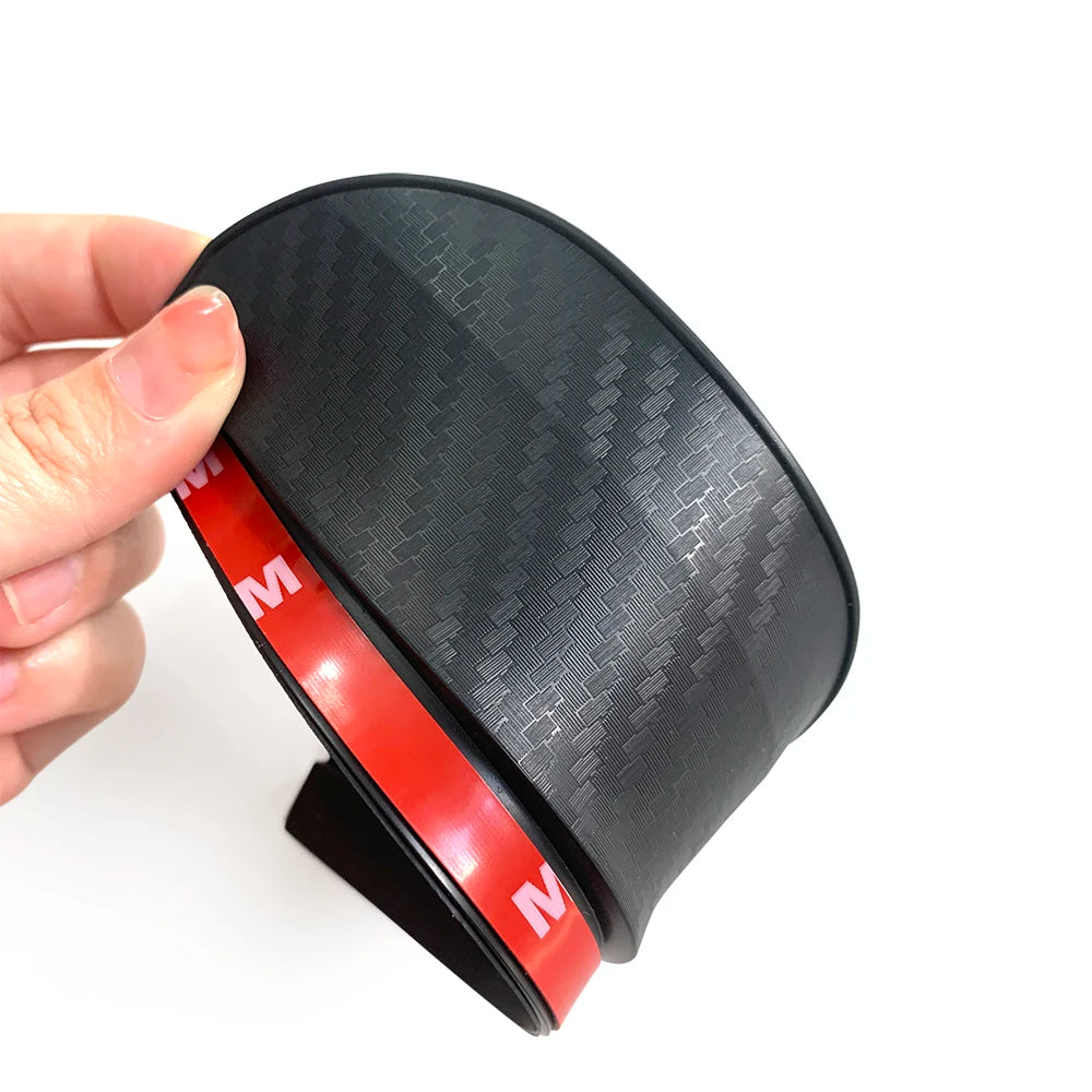 2PCS Car Rearview Mirror Rain Eyebrow Carbon Fiber Sun Visor Shade
