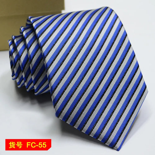 67 Styles Men's Ties Solid Color Stripe Flower Floral 7-8cm Jacquard