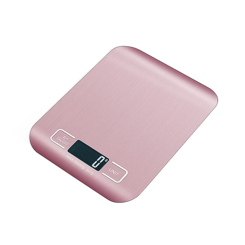 5kg/10kg Digital Kitchen Scale LCD Display Stainless Steel Electronic