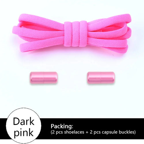 NEW Colorful Options Elastic laces Sneakers No tie Shoelace for Sports
