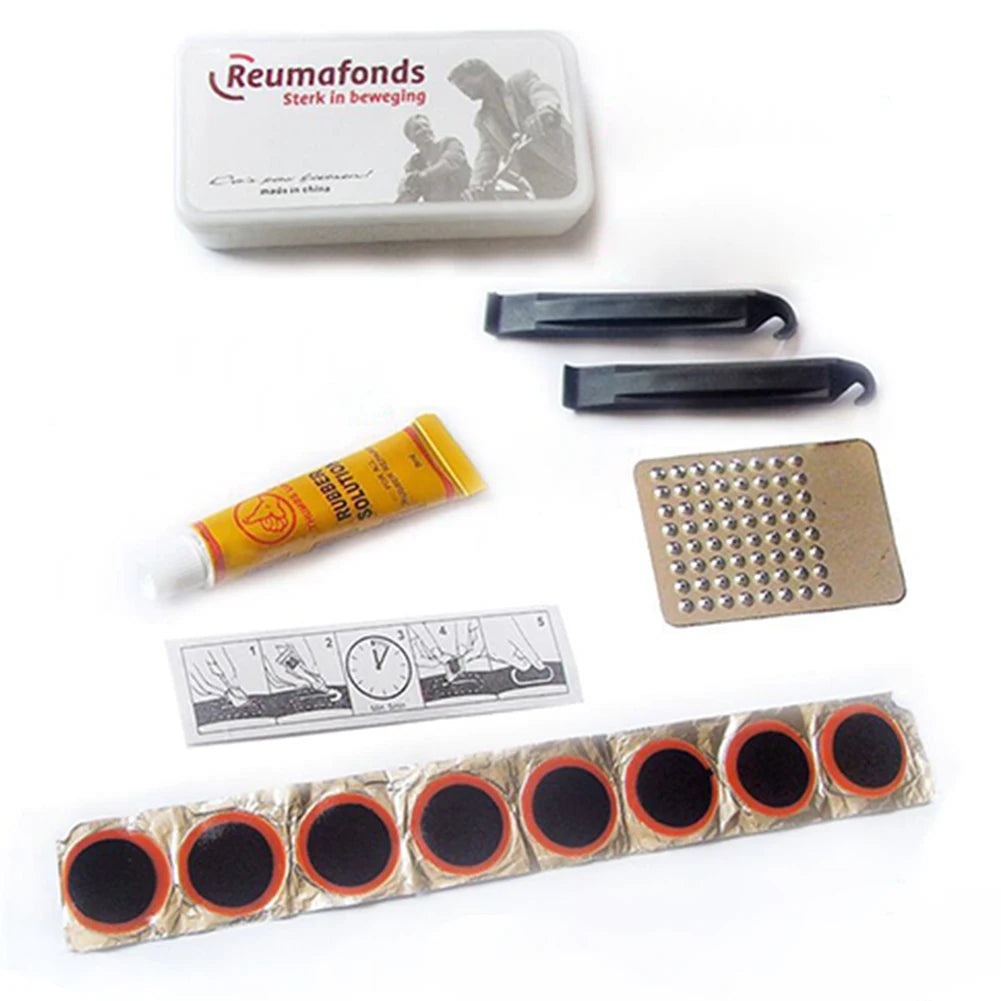 Bicycle Tire Repair Kit Cycling Flat Tyre Repair Rubber Patch Glue