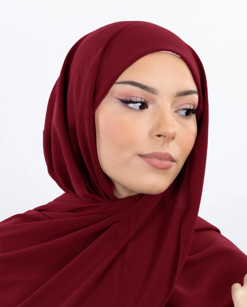 Pin Free Instant Chiffon Hijab Women Jersey Bonnet Islam Shawls and