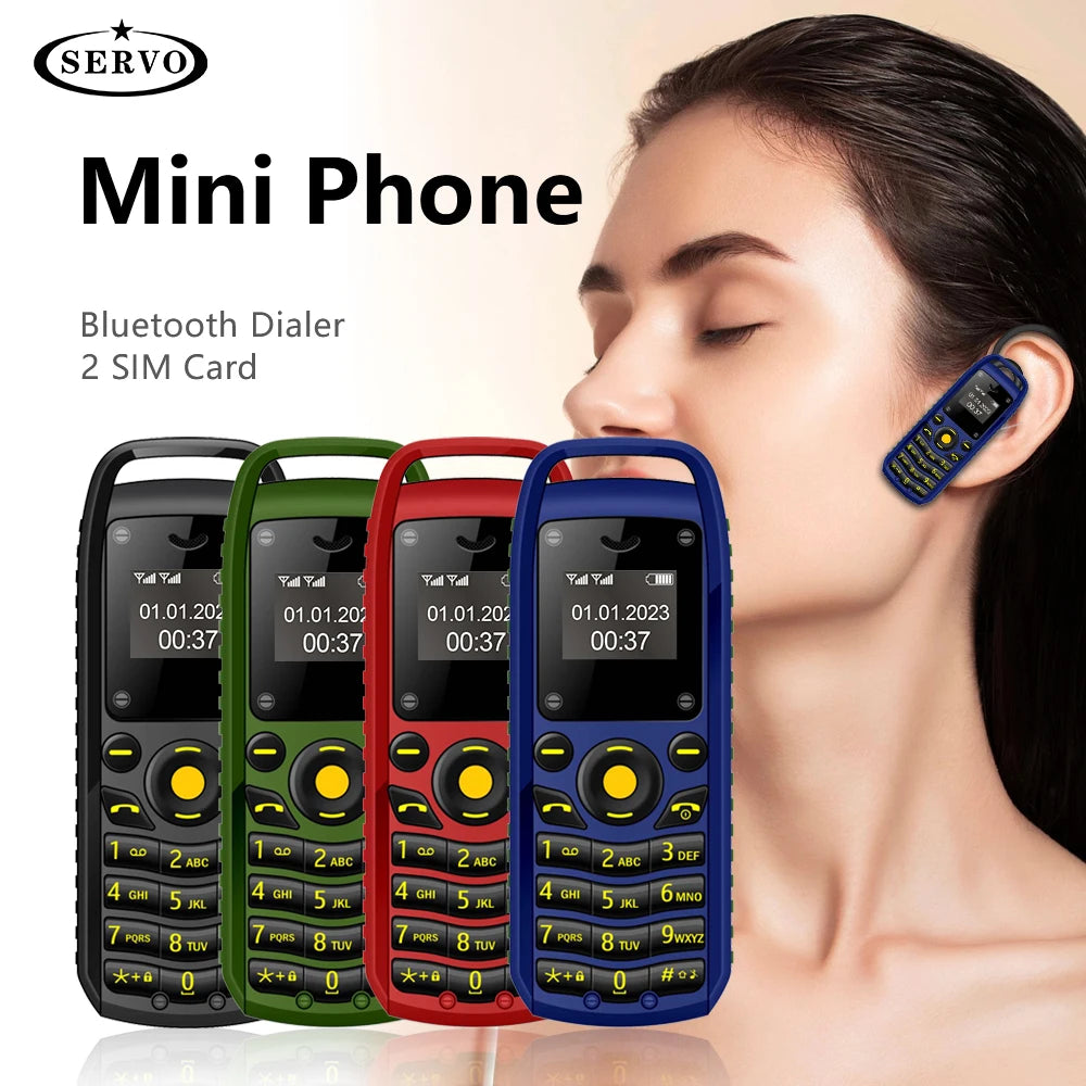 SERVO B25 Button Mini Mobile Phone 2 SIM Standby Bluetooth Dialing