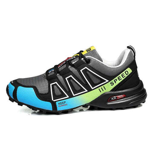 Men‘s Waterproof Hiking Shoes Outdoor Trainers Lace-up Climbing Shoes