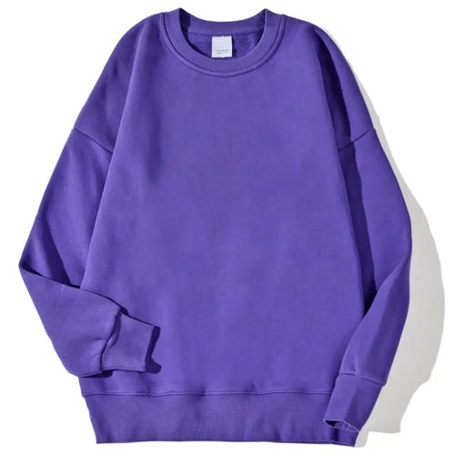 Autumn Winter Womens Solid Hoodie Fashion Warm Fleece Pullover Soft