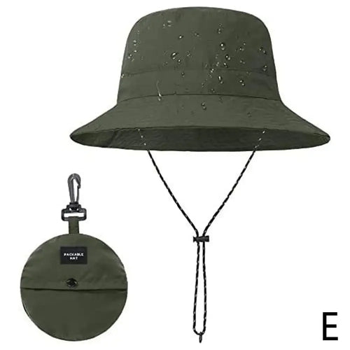 Waterproof Fisherman Hat Women Summer Sun Anti-UV Protection Camping
